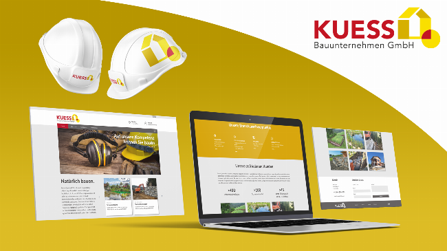 Keyimage: Redesign eines Bauunternehmens